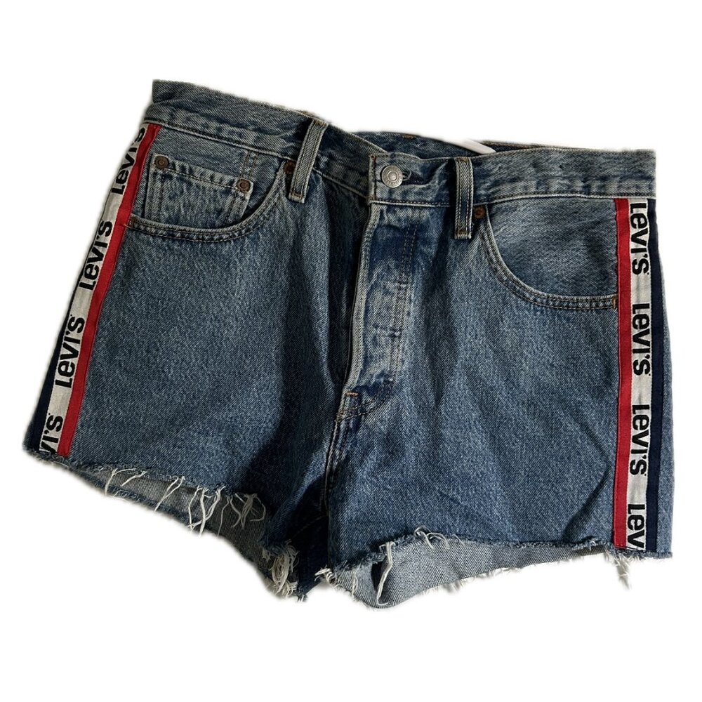 Levi’s 501 High Rise Sport Tape Shorts